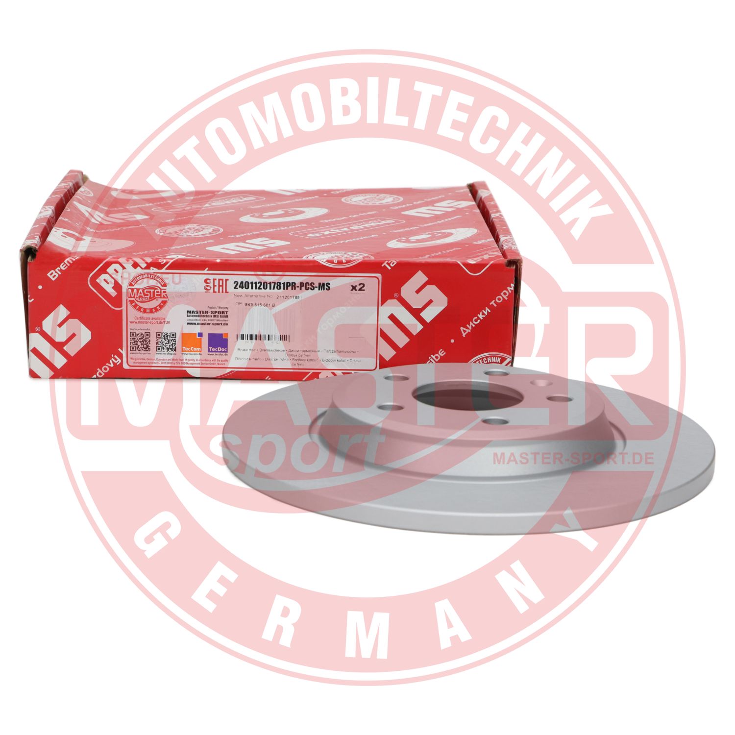 Disc frana MASTERSPORT GERMANY 24011201781PR-PCS-MS